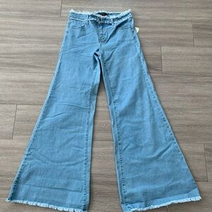 F21 Blue Denim Flared Jeans